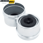 4pcs Metal 56mm 2 3/16in Shaft Head Cover With Rubber Silver - 20274110CH - Image 3