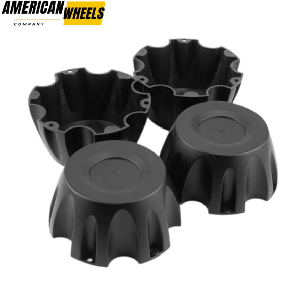 4pcs 137mm(5 6/16in) Black Wheel Center Cap for C-018 Hub Cover - 20214748 - Image 8