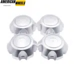 4pcs Toyota 152mm 5 31/32in Wheel Center Caps Silver - 20274138