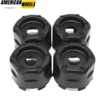 80mm 3.15in Fuel Wheel Center Cap 1003-47B Matte Black - 20274177
