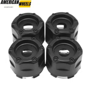 80mm 3.15in Fuel Wheel Center Cap 1003-47B Matte Black - 20274177