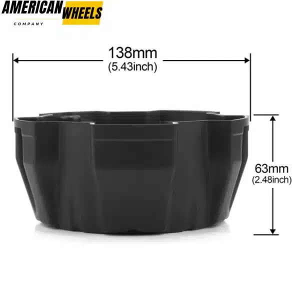 4pcs 138mm(5.43in) Hub Caps for ION Alloy Wheels C612103CAP - 20280016 - Image 5