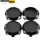 4pcs RhinoTuning 75mm(2.95in)/68mm(2.68in) Wheel Center Caps for Benz O.Z Honda Wheel Rims #S300 #S350 #C200 - 20214725BKx4