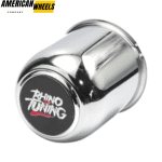 81mm 3.19in Push Through Center Cap Chrome Carbon Steel (Iron) Available  - (20274071+20220970)x1 - Image 3