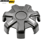 Tesla Model Y Center Caps 203mm Carbon Fiber 7 claws - 20274120CF - Image 4