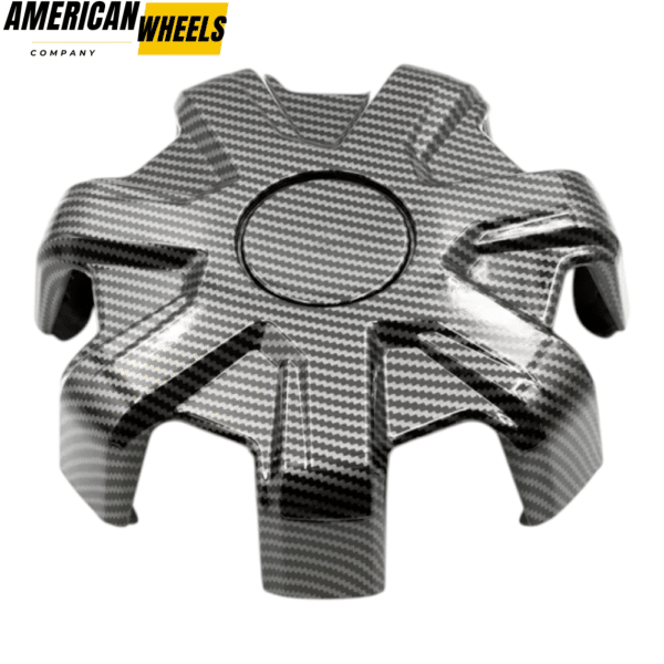 Tesla Model Y Center Caps 203mm Carbon Fiber 7 claws - 20274120CF - Image 4