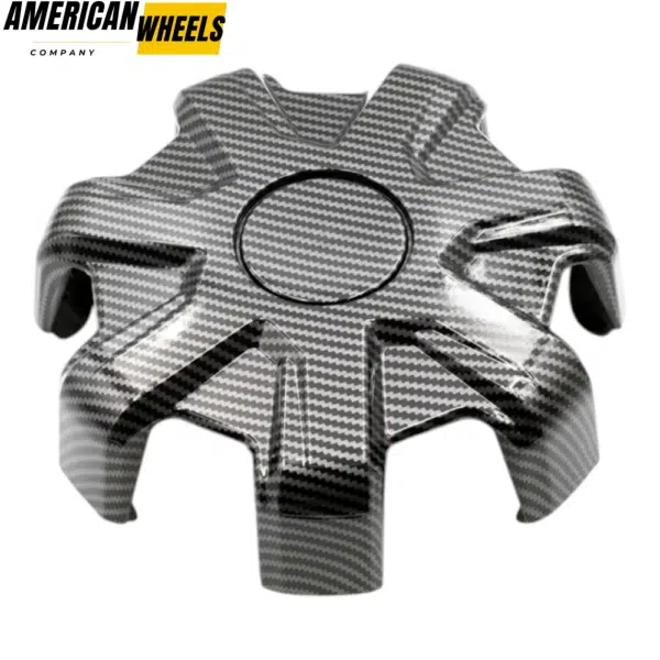 Tesla Model Y Center Caps 203mm Carbon Fiber 7 claws - 20274120CF - Image 4