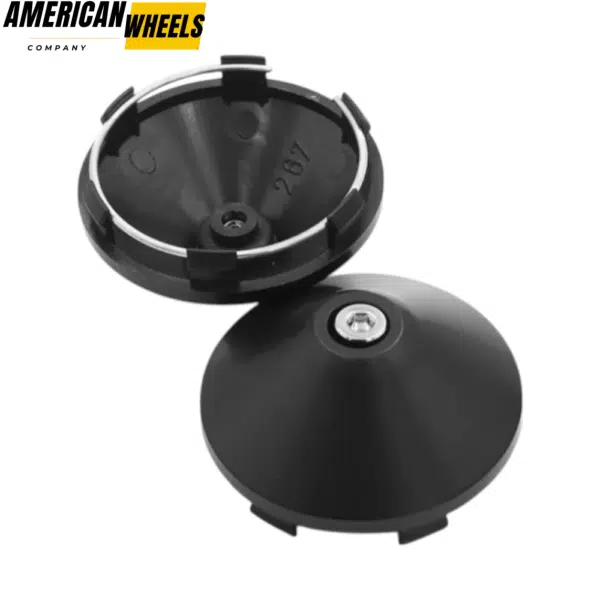 4pcs Honda 66mm 2 19/32in Wheel Center Caps Black for Civic Wheels Universal Rim Hubcap - 20274136BK - Image 4
