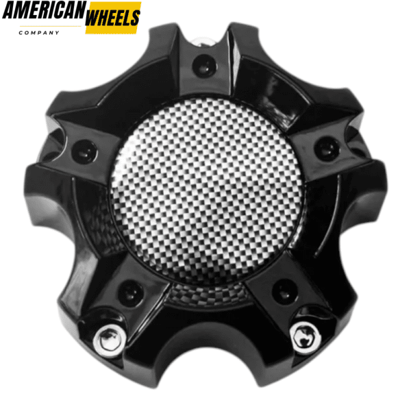 4pcs Ballistic Or Incubus 112mm 4 13/32in Wheel Center Cap #LG0805-13 With Screws Plaid Shape - Image 3