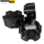 4pcs Ballistic Or Incubus 112mm 4 13/32in Wheel Center Cap #LG0805-13 With Screws Plaid Shape - Image 4