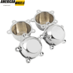 5 DOG EAR 1.96" Spacing Wheel Rim Center Caps for American Racing #C-5150-1 - 20230003CH - Image 3