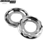 4pcs BBS 101mm 3 31/32in Wheel Center Cap Parts #09.24.383 Black Chrome - 20214674BC - Image 2
