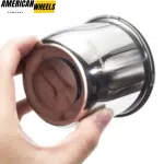 83mm 3.27in Push Through Center Cap Stainless Steel Bright Chrome With RhinoTuning - Image 7