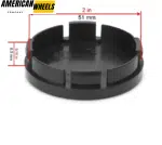 55mm (2.14in) Wheel Center Cap For Ford BBS Mitsubishi Subaru Suzuki - Image 8