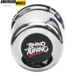 84mm 3.31in Push Through Center Cap Chrome Carbon Steel (Iron) Available - Image 6