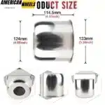 124mm / 4.88 RV Wheel Center Cap for 4.88" Bore 4.47" Height - 20274303 - Image 8