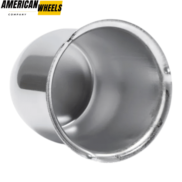 71mm 2.8in Push Through Center Cap Carbon Steel (Iron) Chrome - 20274165 - Image 3