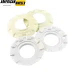 4pcs BBS 163mm 6 13/32in Hub Cover Ring #09.24.187 White - 20214672WT - Image 4