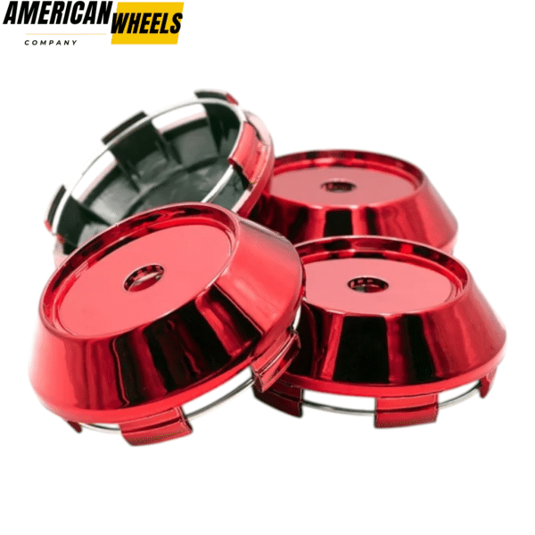 4PCs 68mm ADVAN K68 Wheel Center Caps (2.68in) – OEM Style Hub Caps - Image 2