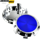 4pcs Benz OZ 75mm 2 15/16in Wheel Center Caps Blue Laber Silver Base - 20214948CHB[4618BL+4725CH]x4 - Image 6