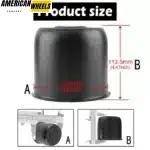 124mm / 4.88 RV Wheel Center Cap for 4.88" Bore 4.47" Height - 20274303 - Image 9