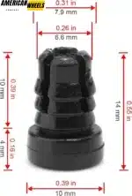 100pcs 10mm 0.39in Wheel Rivets Nuts Lip Replacement For 7.9mm 0.31in Nut Hole - 23112155 - Image 27