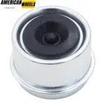4pcs Metal 56mm 2 3/16in Shaft Head Cover With Rubber Silver - 20274110CH - Image 2