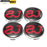 Gragon Emblem Snap-On Subaru Audi Wheel Center Caps For Rims 61mm (2.40in) - Image 2