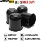 81mm(3.19in) Push Through Center Cap for 3.19" Center Bore 3.78" Tall Trailer/Truck Rims Wheel Hub Cap - 20274166HB - Image 4