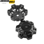 Monster Rims Wheel Center Caps for Mags 15x7 6 Hole Rims 138mm 5.43in Black - 20214679HB - Image 5