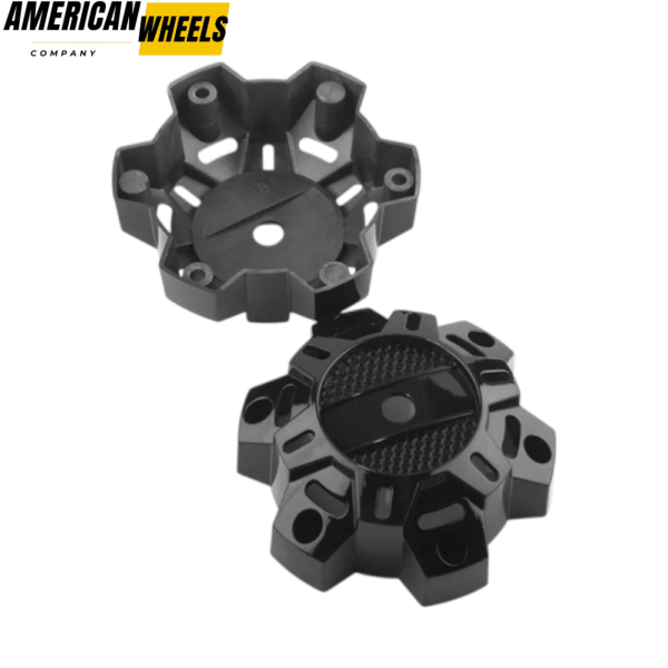 Monster Rims Wheel Center Caps for Mags 15x7 6 Hole Rims 138mm 5.43in Black - 20214679HB - Image 5