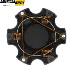 142mm/ 5 9/16in Wheel Center Cap for Fuel Off-Road #1001-58 Fuel Wheel Hub Caps - 20290004MB - Image 2