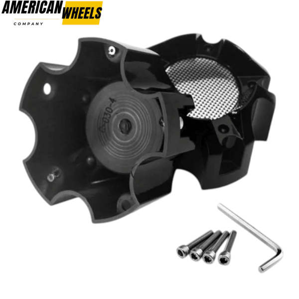4pcs Ballistic Or Incubus 112mm 4 13/32in Wheel Center Cap #LG0805-13 With Screws Plaid Shape - Image 5