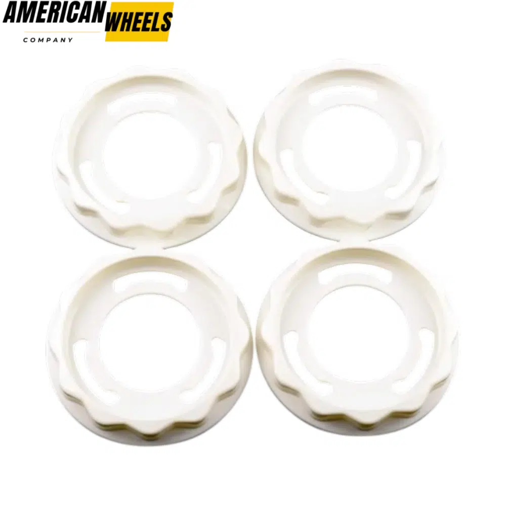 e8ad8907-8d78-49cb-8677-f3500b39a2fe 4pcs BBS 101mm 3 31/32in Wheel Center Cap Parts #09.24.383 Bright White - 20214674WT - Image 1