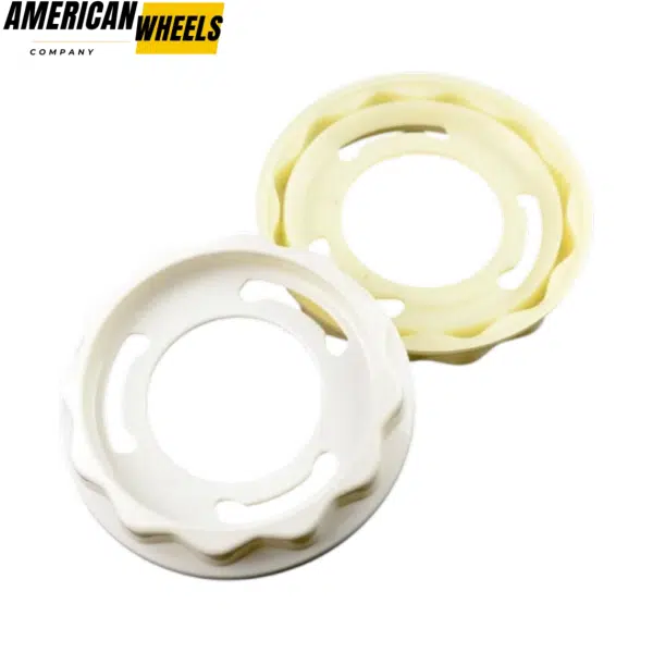 4pcs BBS 101mm 3 31/32in Wheel Center Cap Parts #09.24.383 Bright White - 20214674WT - Image 5