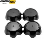 4pcs 133mm 5 7/32in Wheel Center Caps Matte Black C-1008-4 Hub Caps - 20274128MB