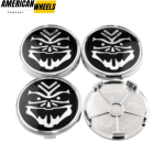 68mm Skull Emblem BMW Wheel Center Caps 36136783536 - 20277038 - Image 5