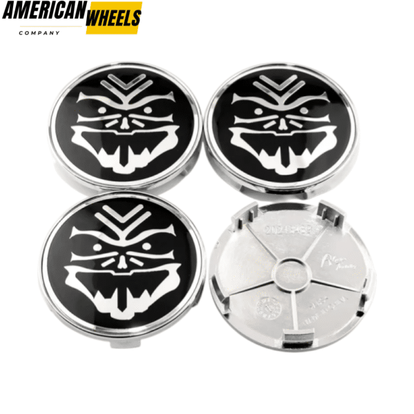 68mm Skull Emblem BMW Wheel Center Caps 36136783536 - 20277038 - Image 5