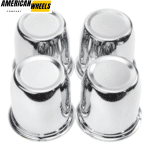 71mm 2.8in Push Through Center Cap Carbon Steel (Iron) Chrome - 20274165