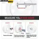 130mm(5.15in) Push Through Center Cap for Truck/Trailer Wheel Rims 5.15" Center Bore 4.95" Height Universal Hupcap - 20274222 - Image 4