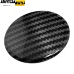 4pcs Black Grey Stripe 56mm 2 3/16in Wheel Center Sticker Clear Resin - Image 6