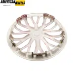 1pc Rambo 360mm 14 5/32in Tyre Rim Hub Cap Cover Red Black - 20274116RB - Image 5