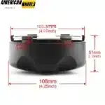 108mm 4.25in Wheel Center Caps for Can-Am Maverick Max 1000R #705401318 - 20280024MB - Image 4