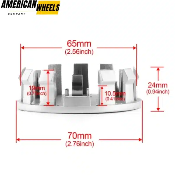 4x 70mm 2 3/4in for Nissan Xterra Center Caps Armada Titan #40342-EA210 62464 - 20284009SV - Image 5