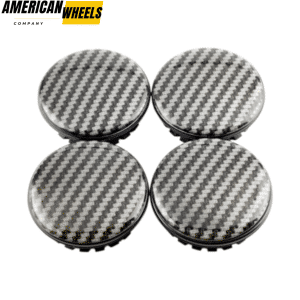 4pcs Carbon Fiber 59mm 2 5/16in Hubcaps #9594156 #9593169 #9595157 Suitable For Many Different Types Of Vehicles - 20214302(14298BK+14172)x4