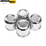4.41in Push Through Center Caps For Truck Pickup Carbon Steel Chrome - 20274199