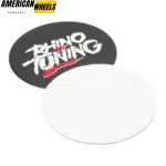 4pcs RHINO TUNING 50mm 1 31/32in Center Cap Stickers Aluminum - Image 7