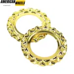 4pcs BBS Wheel Center Fitment 151mm 5 15/16in #09.23.134 Gold - 20214669GD - Image 5