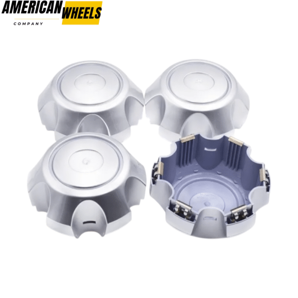 4pcs Toyota 152mm 5 31/32in Wheel Center Caps Silver - 20274138 - Image 3