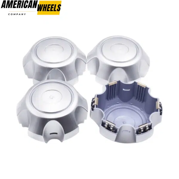 4pcs Toyota 152mm 5 31/32in Wheel Center Caps Silver - 20274138 - Image 3